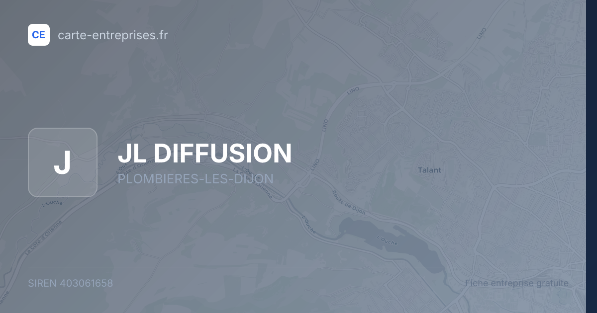 JL DIFFUSION — 403061658 — fiche entreprise