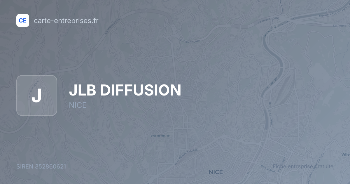 JLB DIFFUSION — 352860621 — fiche entreprise