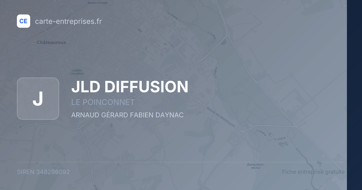 JLD DIFFUSION — 348298092 — fiche entreprise