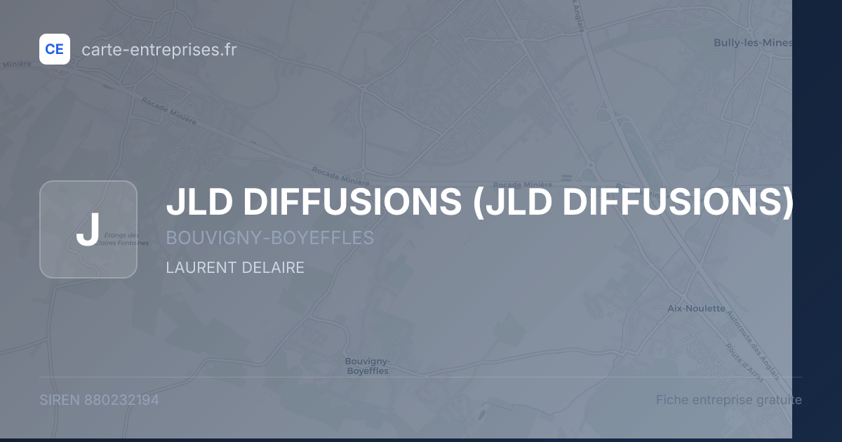 JLD DIFFUSIONS — 880232194 — fiche entreprise