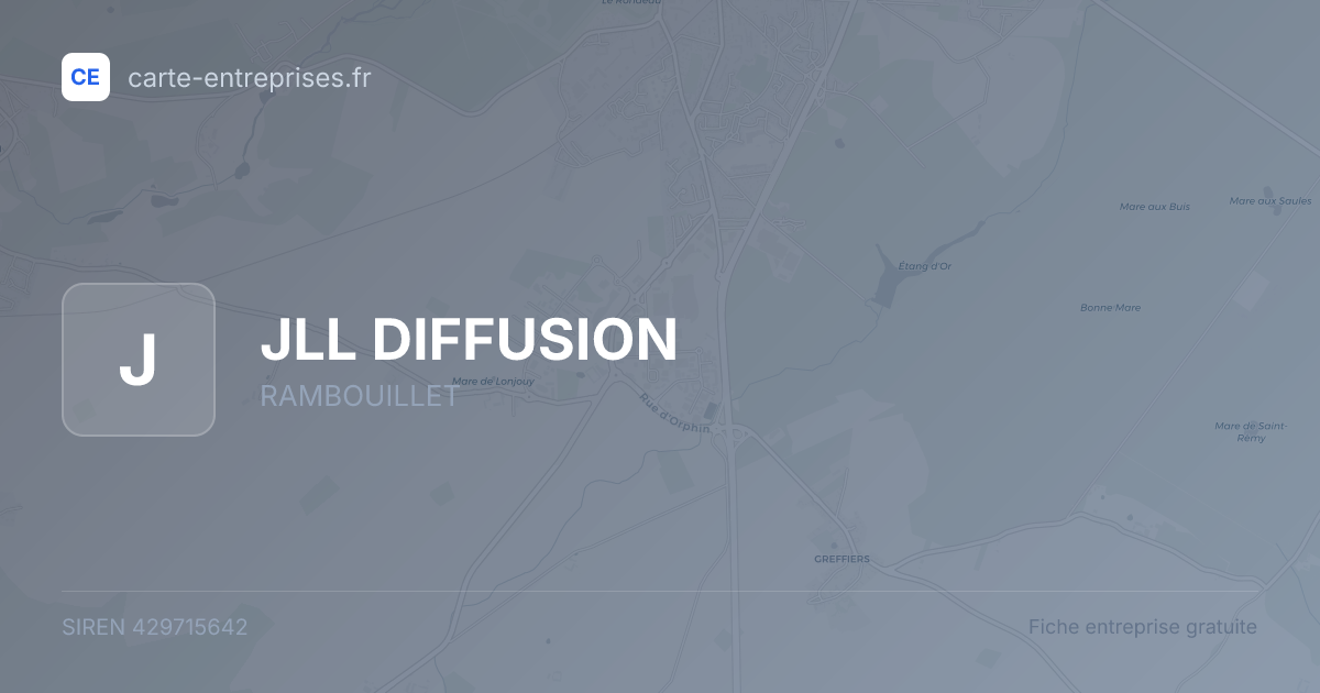 JLL DIFFUSION — 429715642 — fiche entreprise