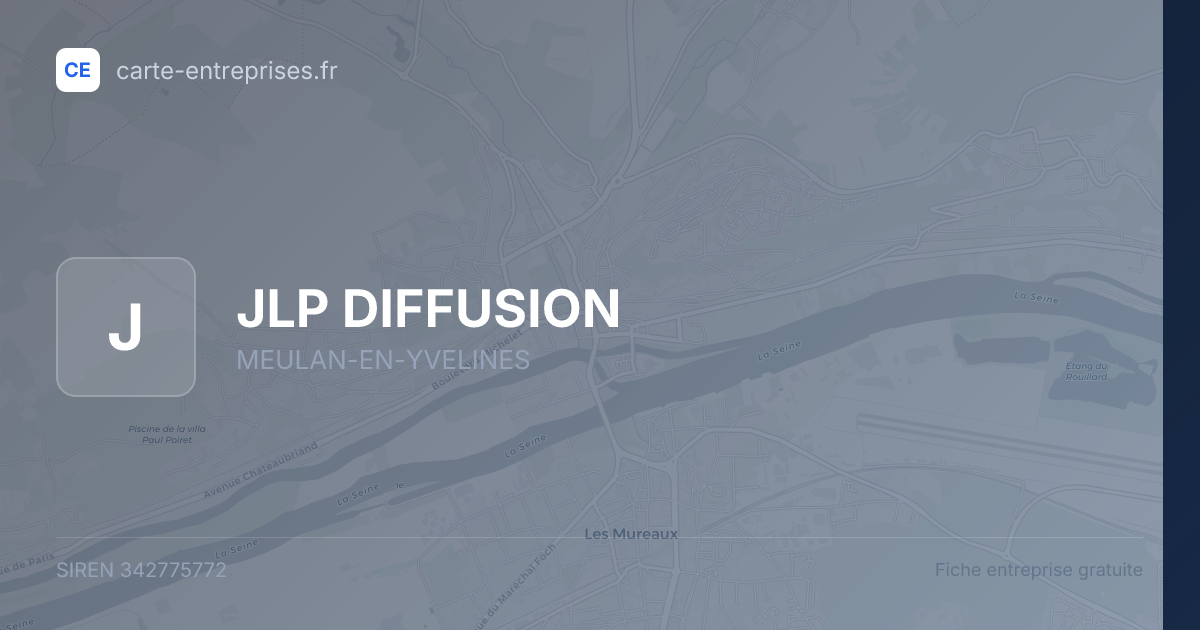 JLP DIFFUSION — 342775772 — fiche entreprise