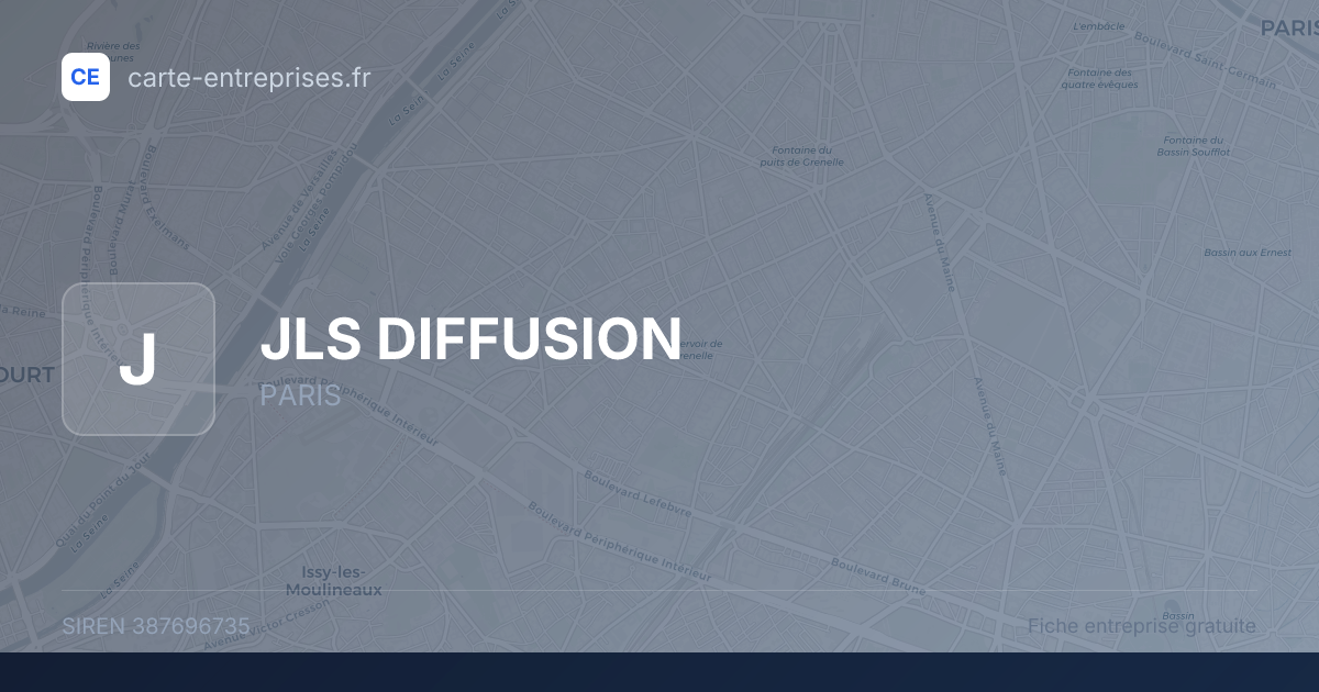JLS DIFFUSION — 387696735 — fiche entreprise