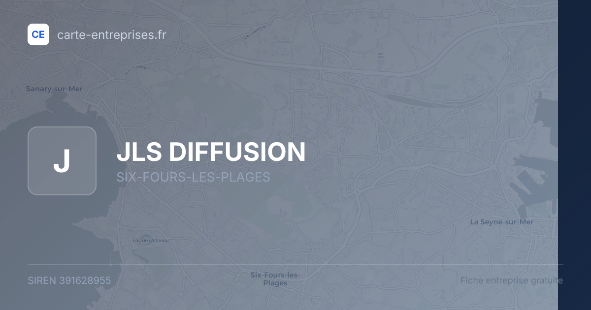 JLS DIFFUSION — 391628955 — fiche entreprise