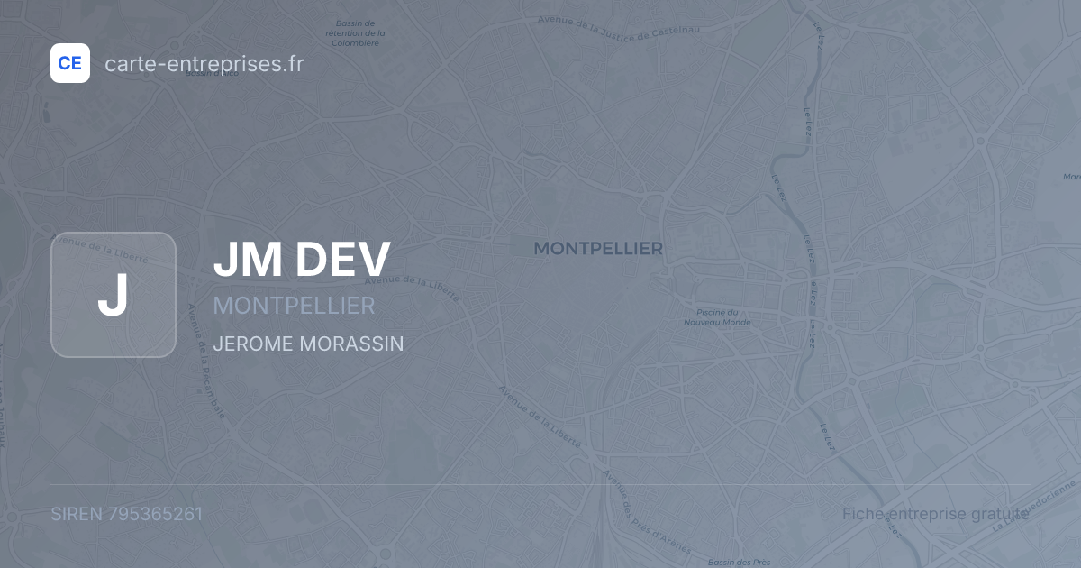 JM DEV — 795365261 — fiche entreprise