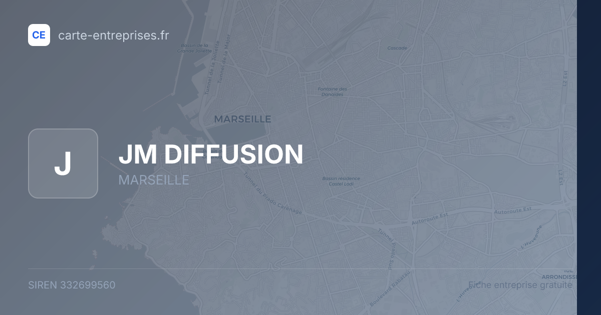 JM DIFFUSION — 332699560 — fiche entreprise