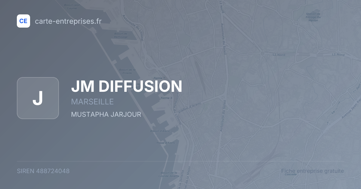 JM DIFFUSION — 488724048 — fiche entreprise