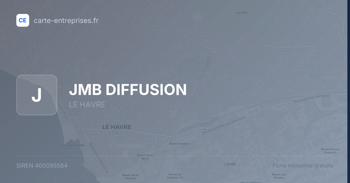 JMB DIFFUSION — 400095584 — fiche entreprise