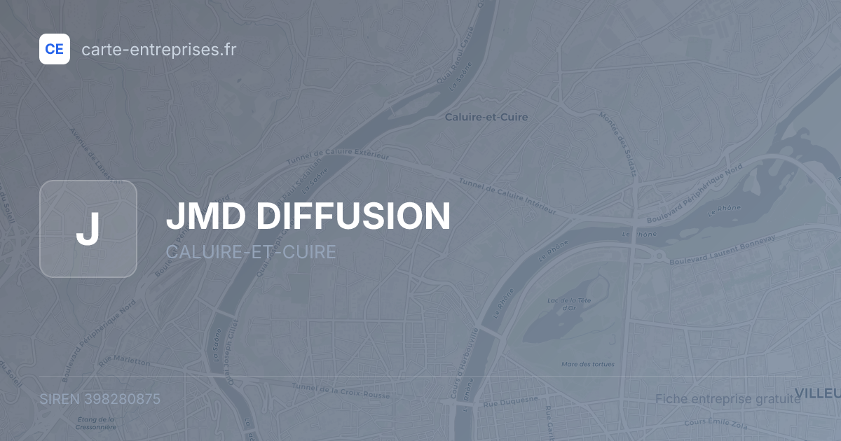 JMD DIFFUSION — 398280875 — fiche entreprise