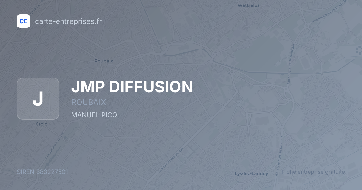 JMP DIFFUSION — 383227501 — fiche entreprise