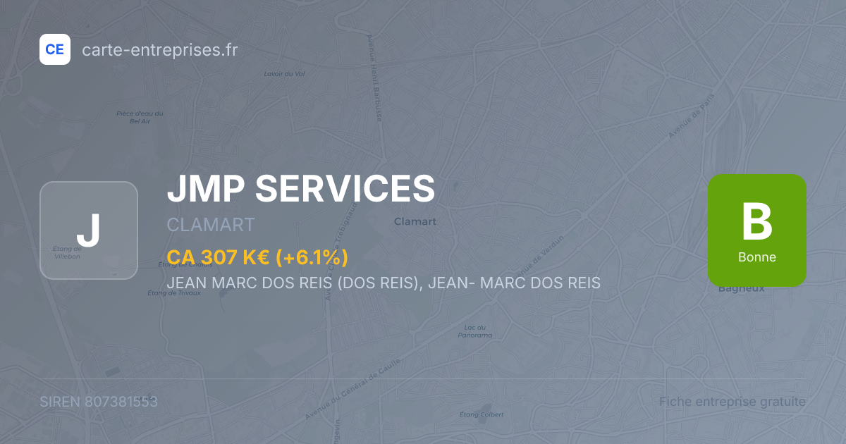 JMP SERVICES — 807381553 — fiche entreprise