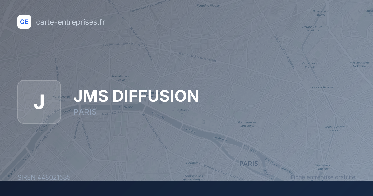 JMS DIFFUSION — 448021535 — fiche entreprise