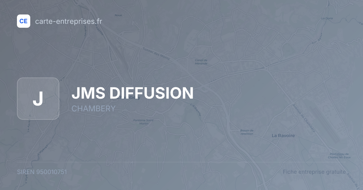 JMS DIFFUSION — 950010751 — fiche entreprise