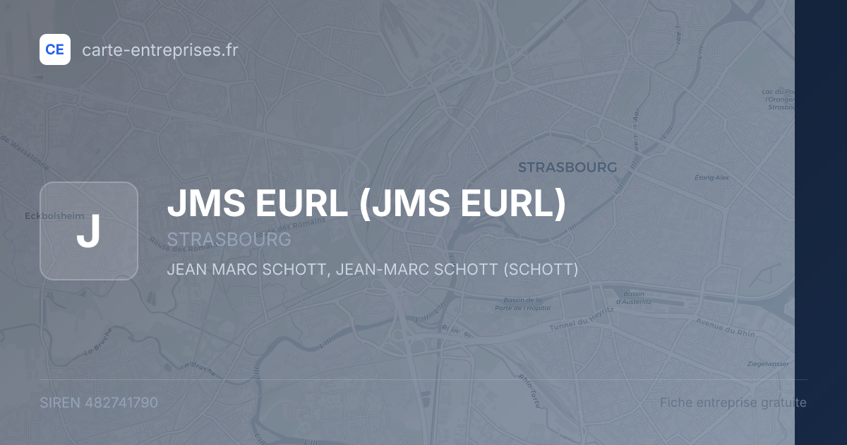 JMS EURL — 482741790 — fiche entreprise