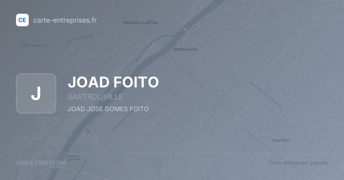 JOAD FOITO — 320655368 — fiche entreprise