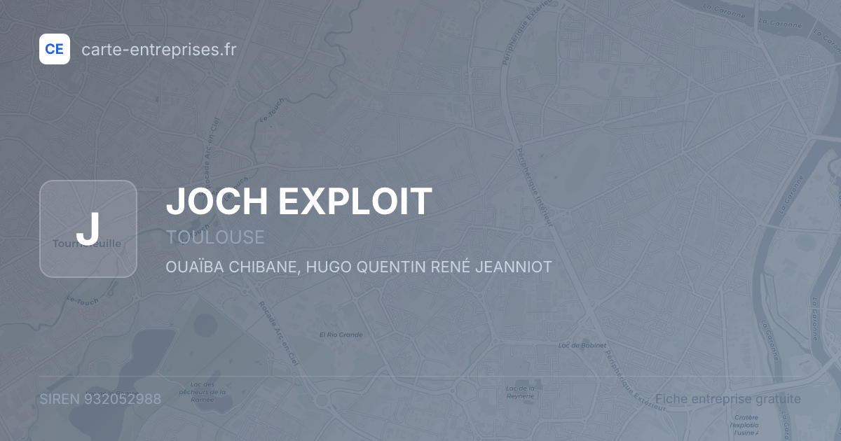 JOCH EXPLOIT — 932052988 — fiche entreprise