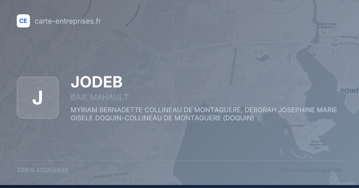 JODEB — 413359449 — fiche entreprise