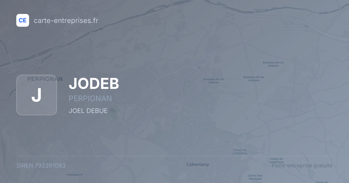 JODEB — 792261083 — fiche entreprise
