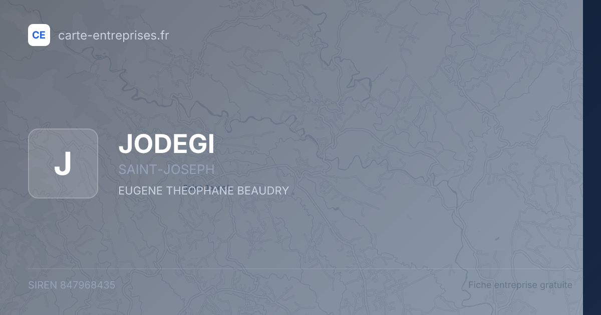 JODEGI — 847968435 — fiche entreprise