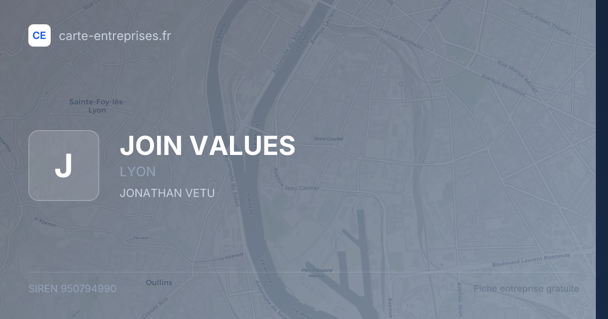 JOIN VALUES — 950794990 — fiche entreprise