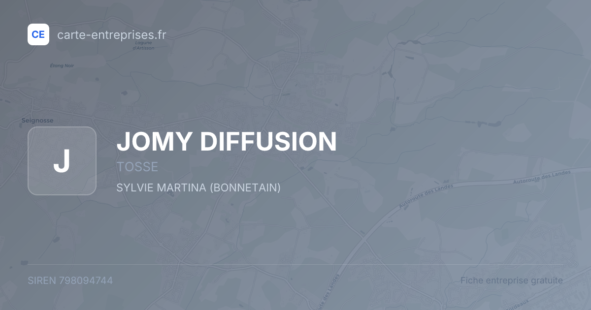 JOMY DIFFUSION — 798094744 — fiche entreprise