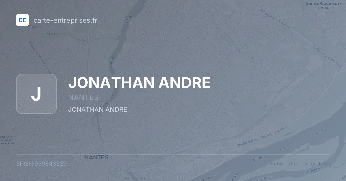 JONATHAN ANDRE — 999843329 — fiche entreprise