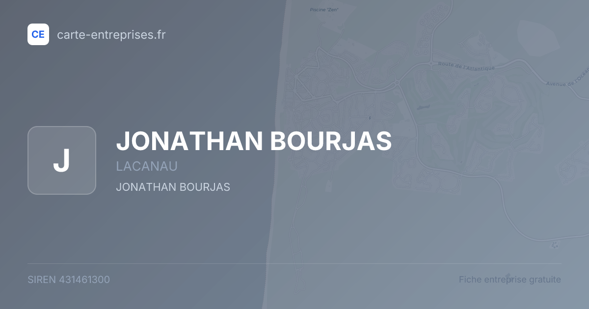 JONATHAN BOURJAS — 431461300 — fiche entreprise