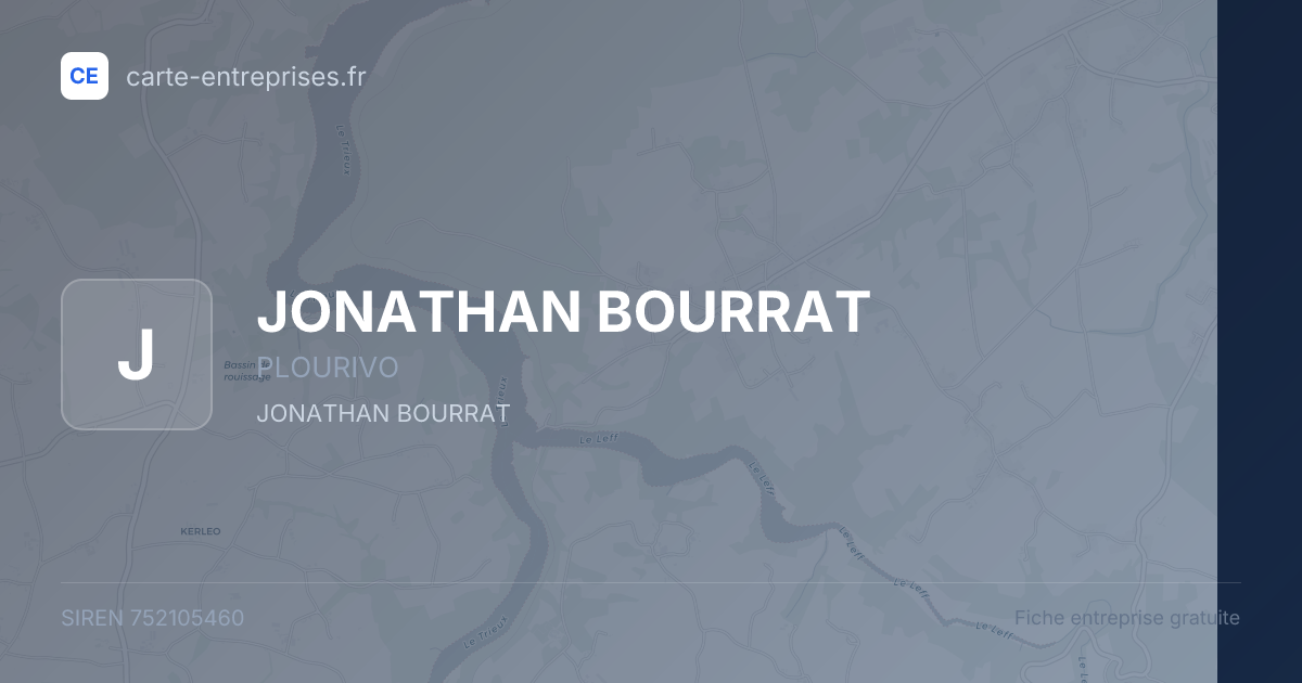 JONATHAN BOURRAT — 752105460 — fiche entreprise