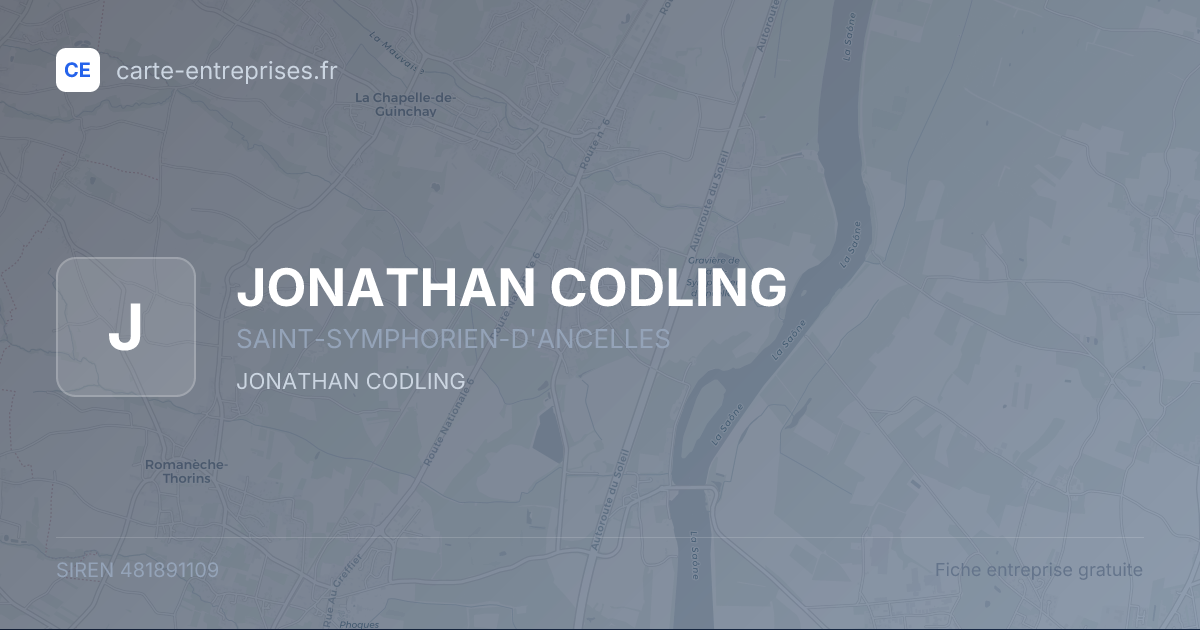 JONATHAN CODLING — 481891109 — fiche entreprise