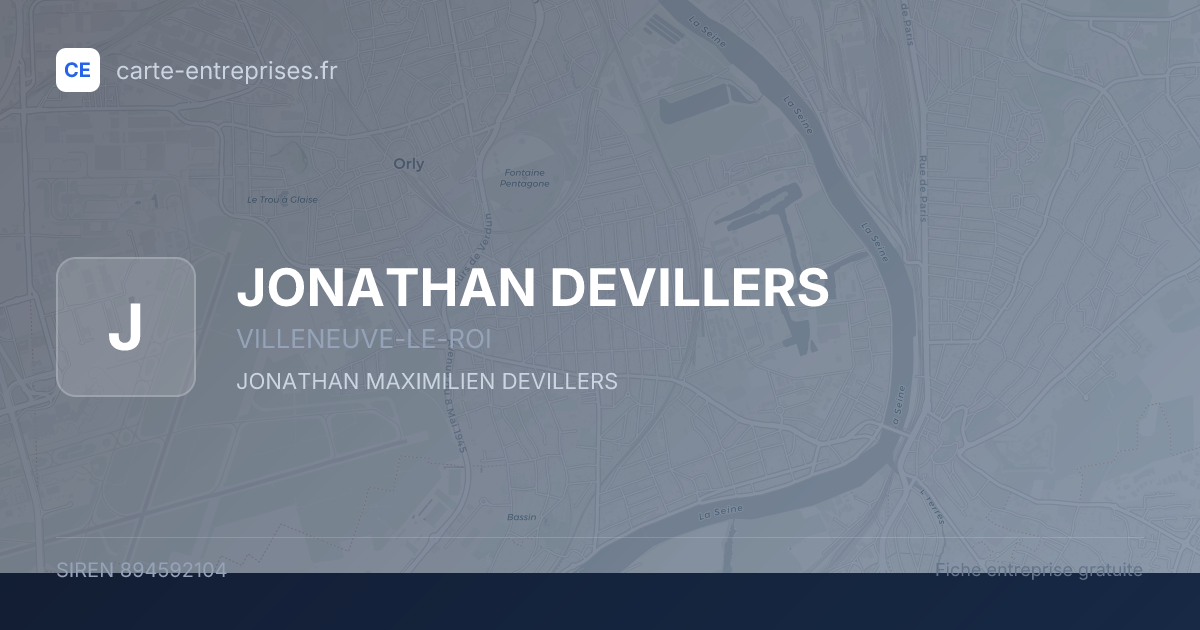 JONATHAN DEVILLERS — 894592104 — fiche entreprise