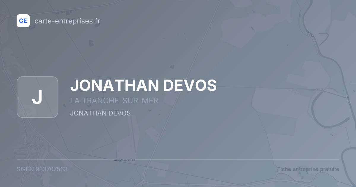 JONATHAN DEVOS — 983707563 — fiche entreprise
