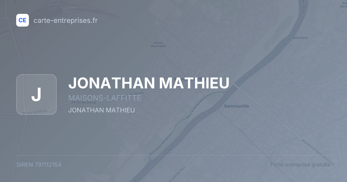 JONATHAN MATHIEU — 791112154 — fiche entreprise