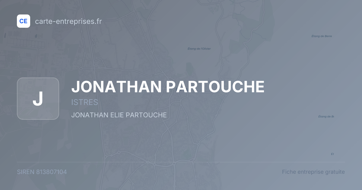 JONATHAN PARTOUCHE — 813807104 — fiche entreprise