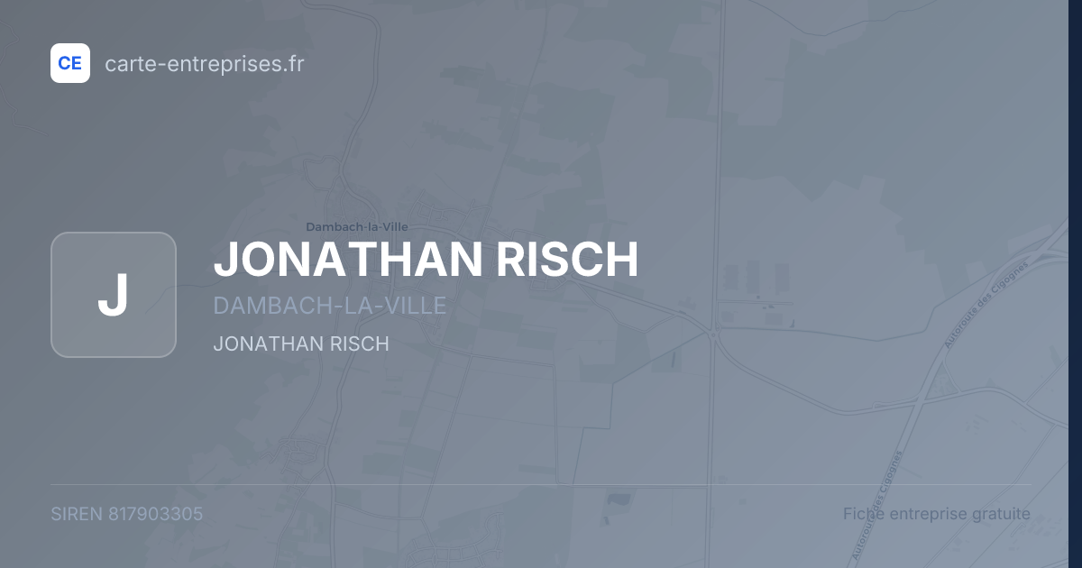 JONATHAN RISCH — 817903305 — fiche entreprise