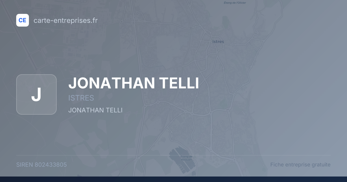 JONATHAN TELLI — 802433805 — fiche entreprise