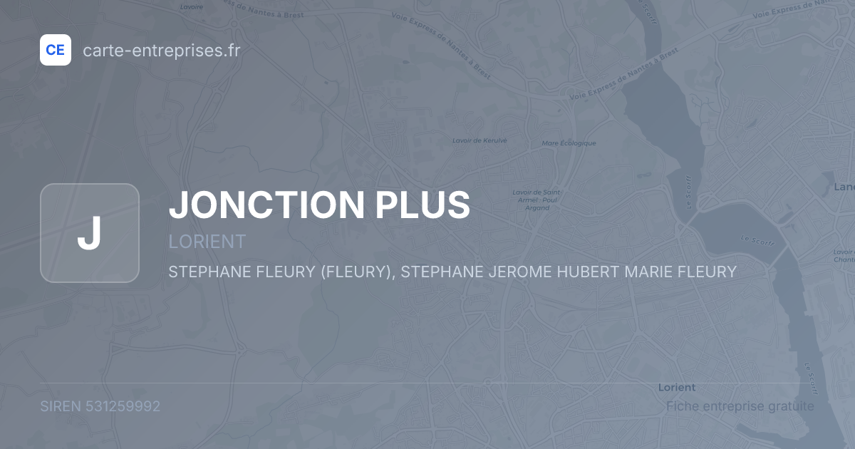 JONCTION PLUS — 531259992 — fiche entreprise