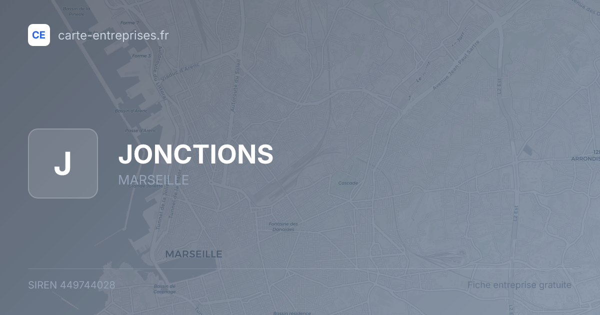 JONCTIONS — 449744028 — fiche entreprise