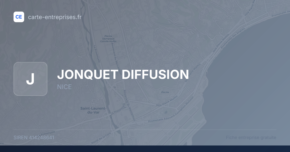 JONQUET DIFFUSION — 414248641 — fiche entreprise