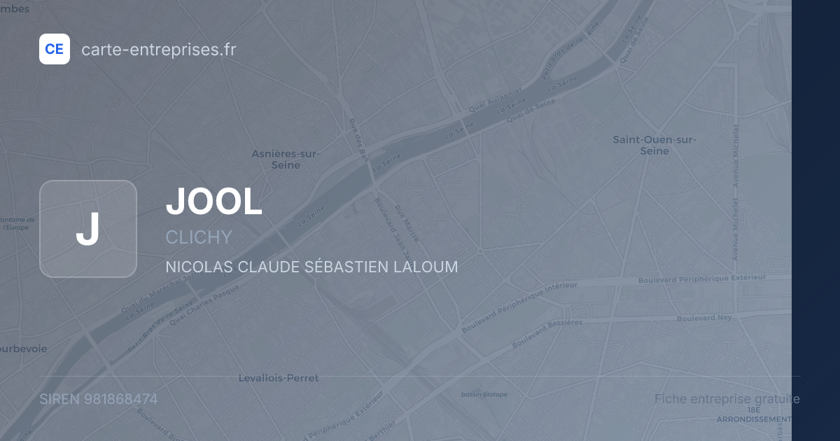 JOOL — 981868474 — fiche entreprise