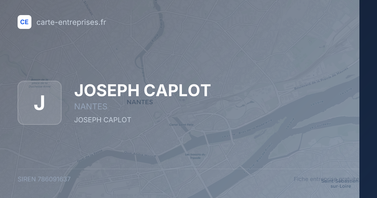 JOSEPH CAPLOT — 786091637 — fiche entreprise