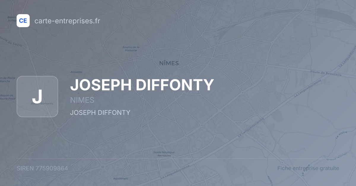 JOSEPH DIFFONTY — 775909864 — fiche entreprise