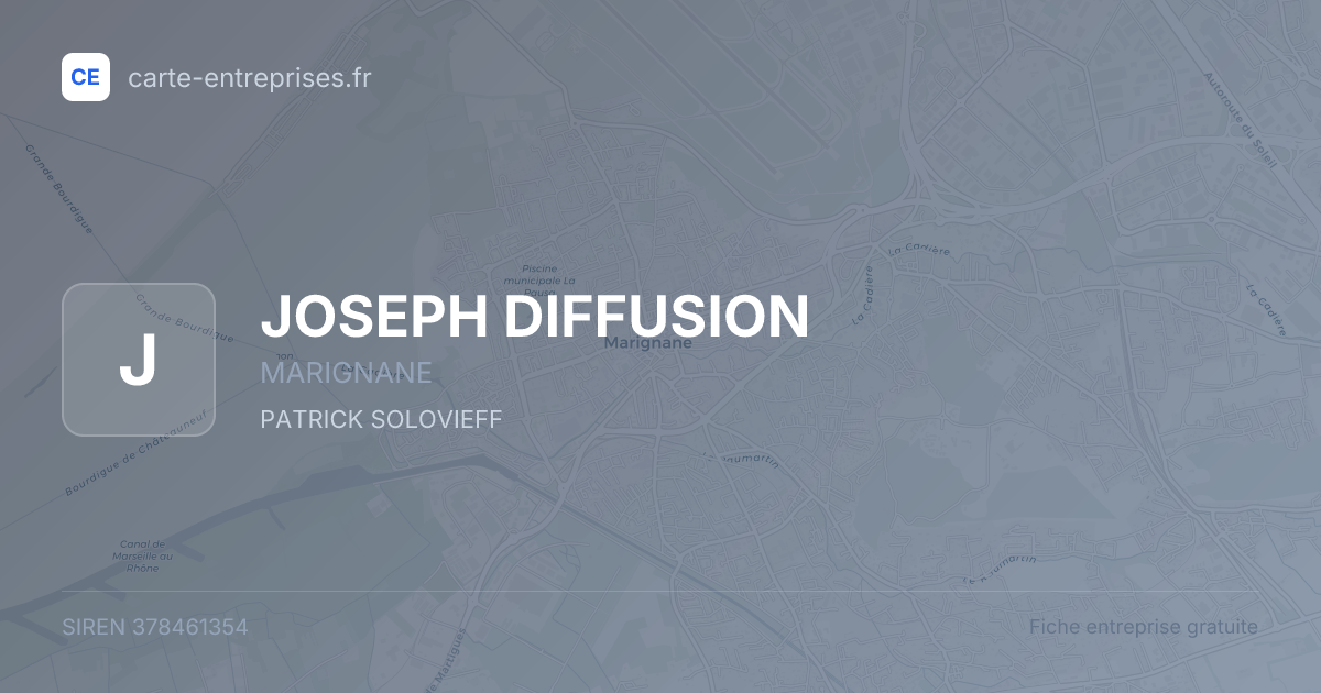 JOSEPH DIFFUSION — 378461354 — fiche entreprise