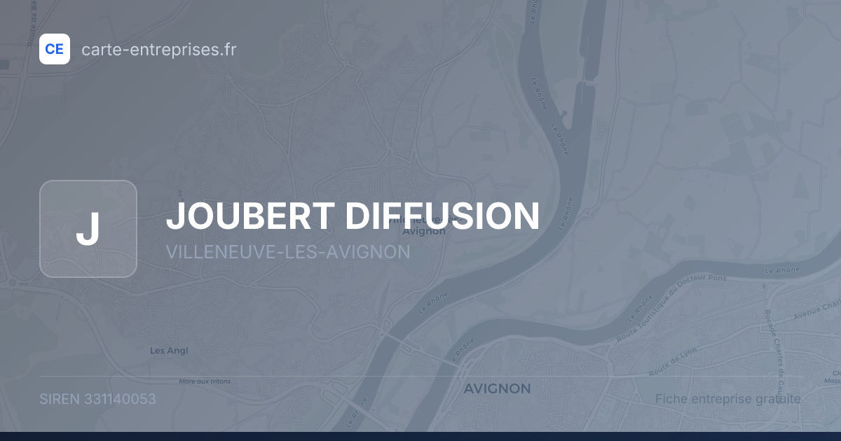 JOUBERT DIFFUSION — 331140053 — fiche entreprise