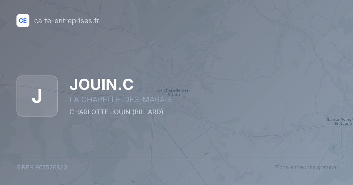 JOUIN.C — 907526883 — fiche entreprise