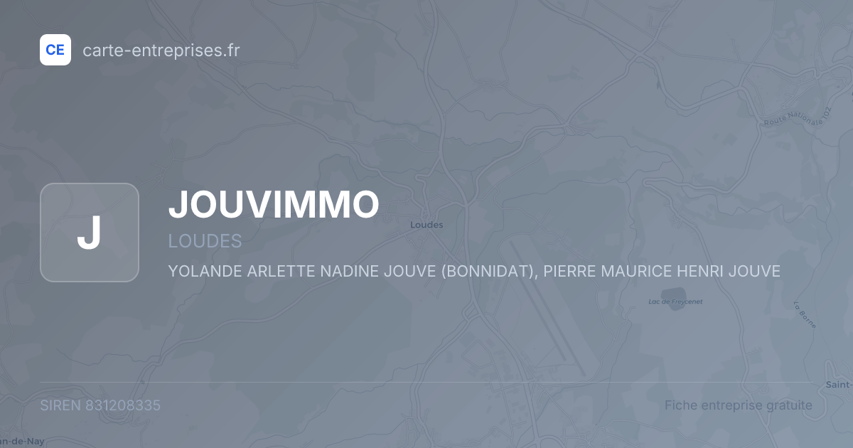 JOUVIMMO — 831208335 — fiche entreprise
