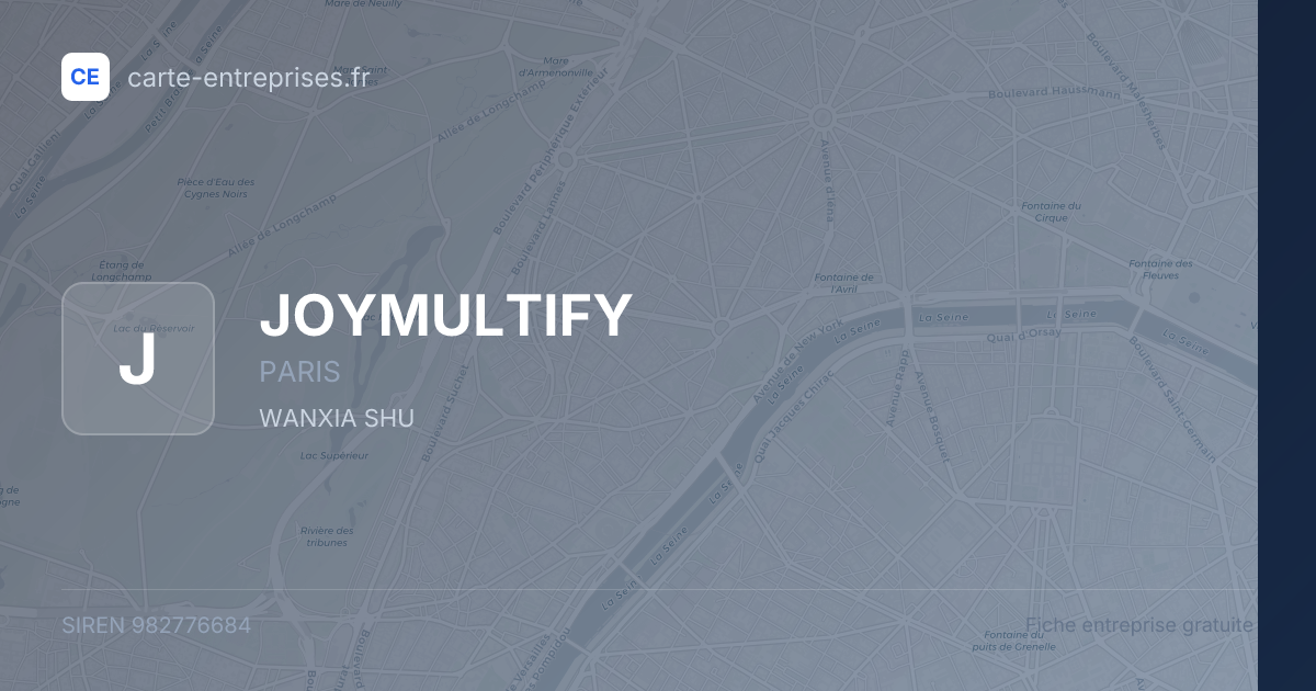 JOYMULTIFY — 982776684 — fiche entreprise