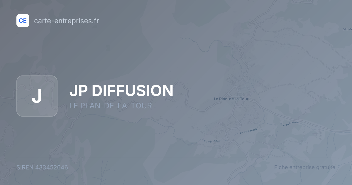 JP DIFFUSION — 433452646 — fiche entreprise