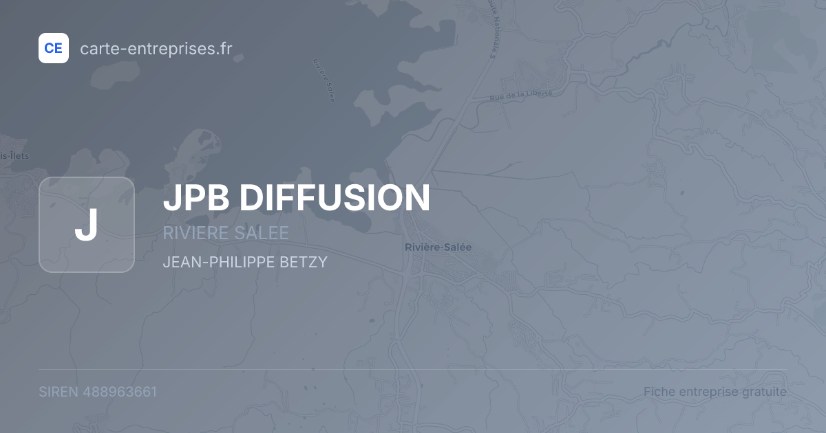 JPB DIFFUSION — 488963661 — fiche entreprise