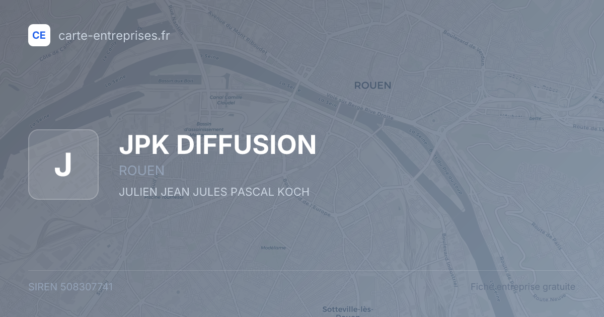 JPK DIFFUSION — 508307741 — fiche entreprise