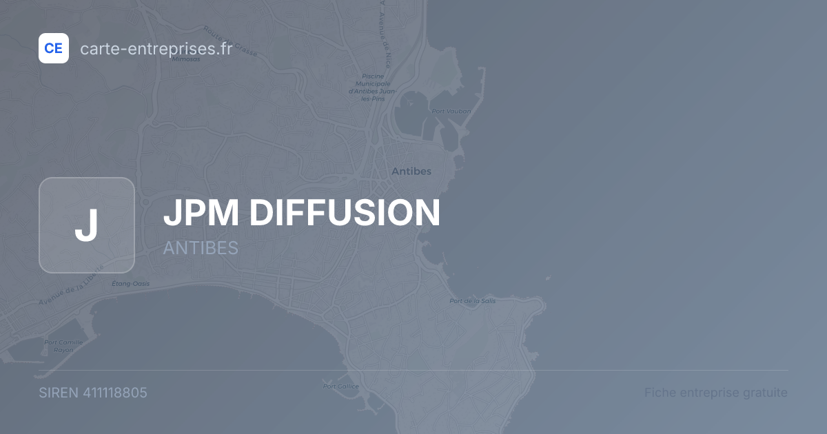 JPM DIFFUSION — 411118805 — fiche entreprise